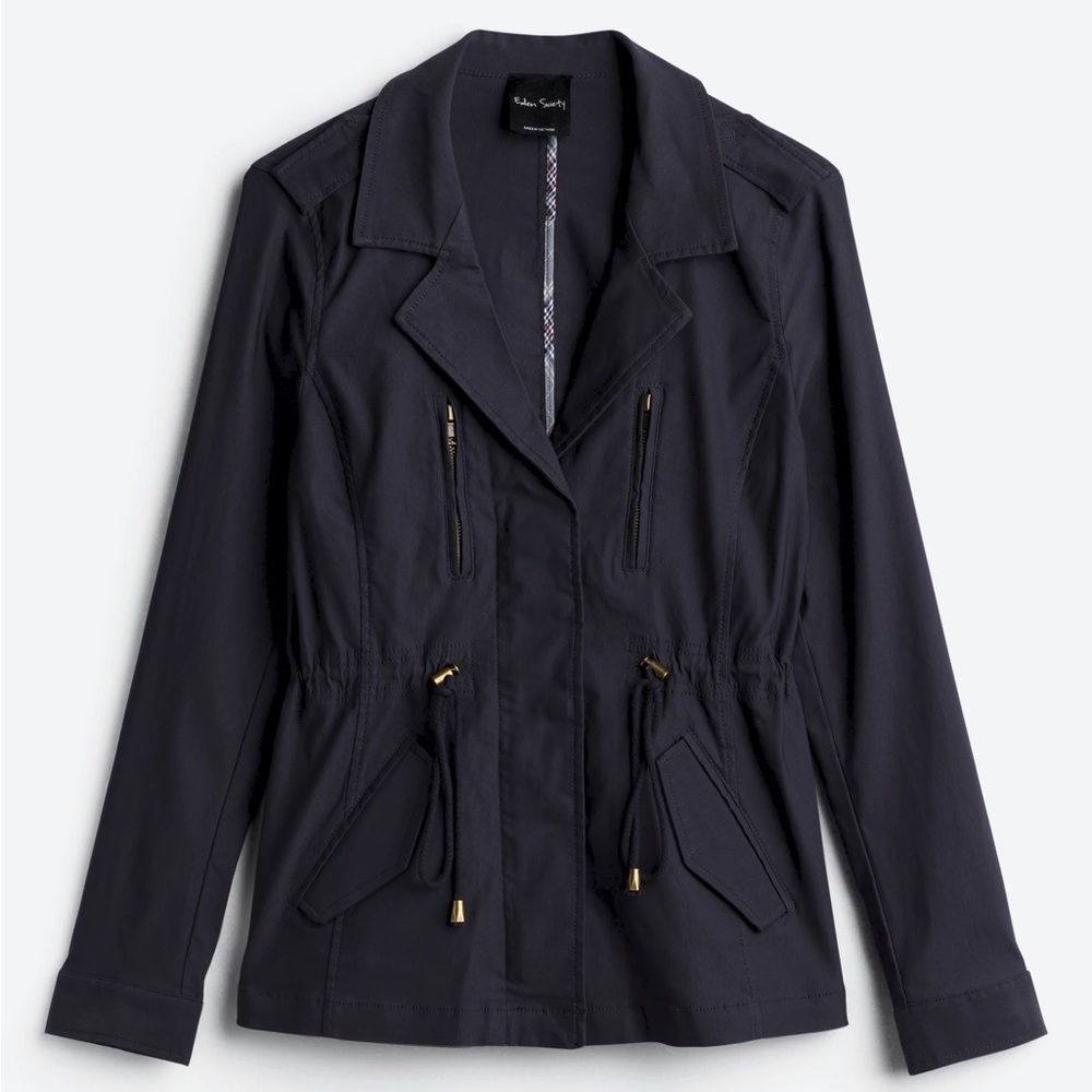 NWT Eden Society Laysha Cargo Jacket Navy (S)